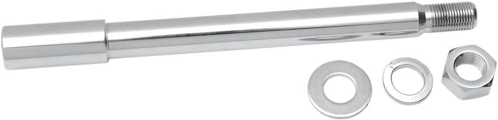 Axle Kit - Front - Chrome - '84-'87 XL DragSpecialties 16-0265-BC - Main Product View