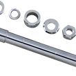 Load image into Gallery viewer, Axle Kit - Front - Chrome DragSpecialties 339185 - Main Product View