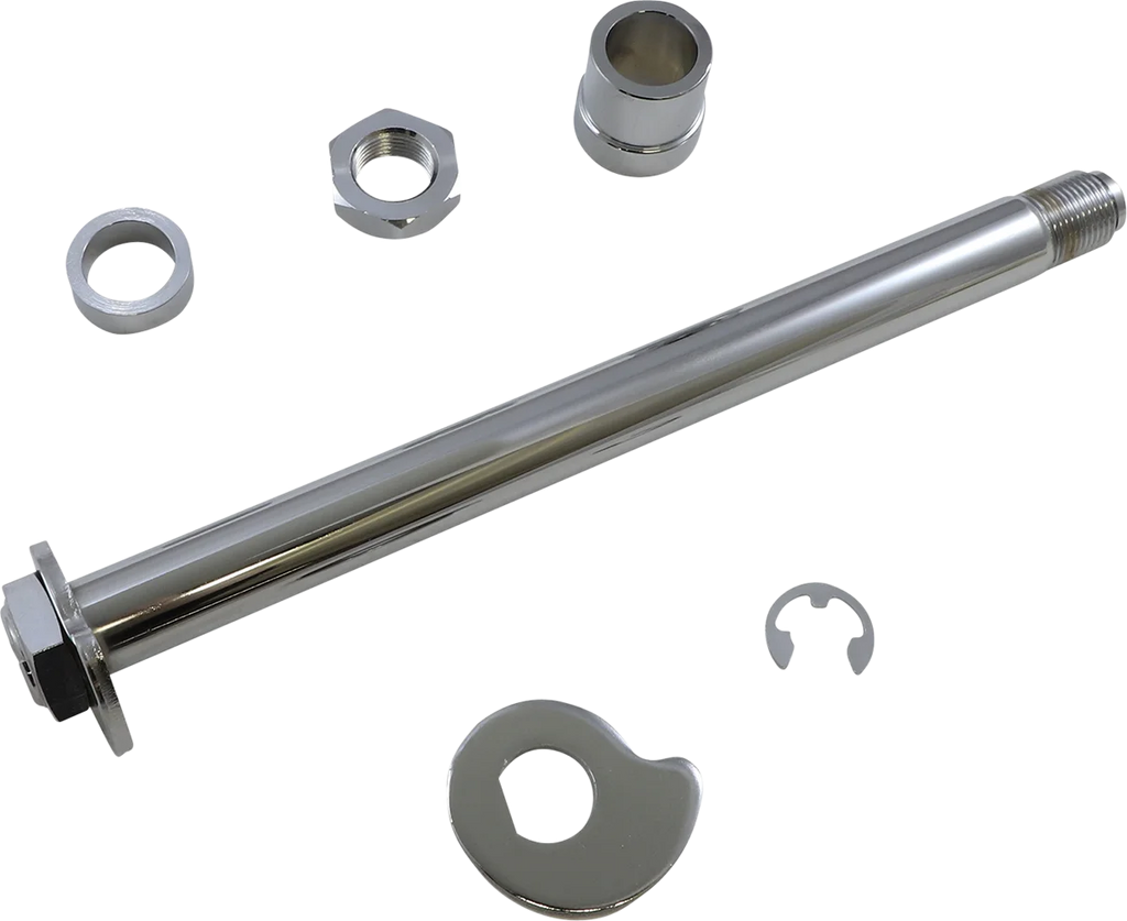 Axle Kit - Rear - Chrome - '02-'07 FLT DragSpecialties W16-0349 - Main Product View