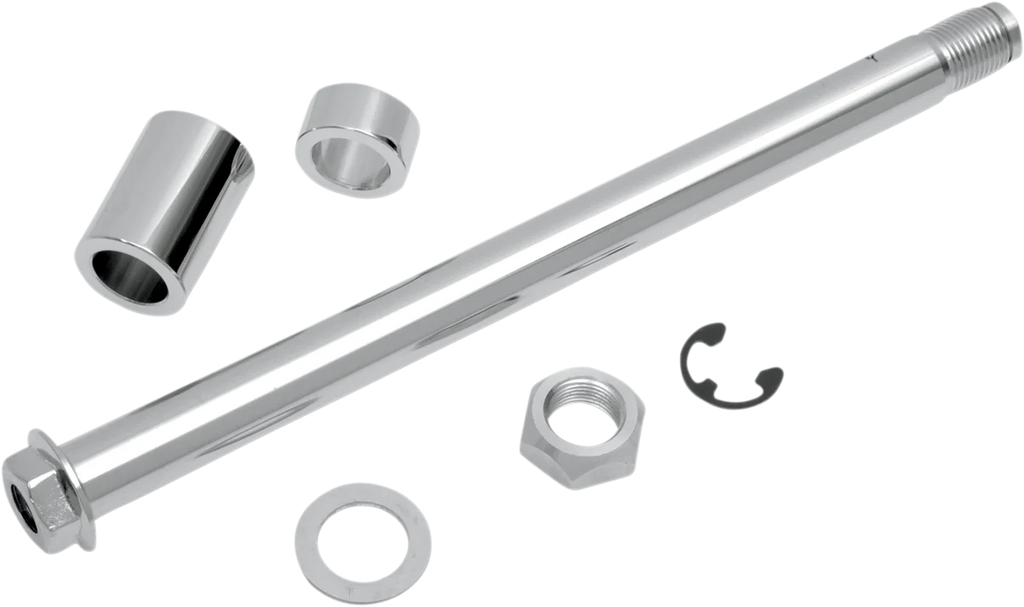 Axle Kit - Rear - Chrome - '08-'17 FXD DragSpecialties W16-0337 - Main Product View