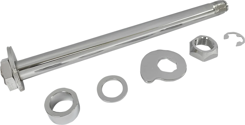 Axle Kit - Rear - Chrome - '08 FLT DragSpecialties W16-0350 - Main Product View
