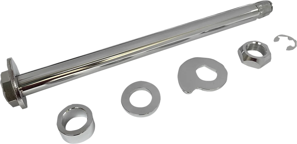 Axle Kit - Rear - Chrome - '09-'13 FLT DragSpecialties W16-0351 - Main Product View
