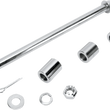 Load image into Gallery viewer, Axle Kit - Rear - Chrome - '80-'99 FLT/FLHT DragSpecialties 16-0303-BC520 - Side View
