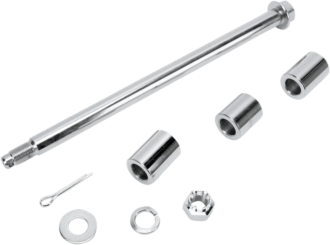 Axle Kit - Rear - Chrome - '82-'94 FXR DragSpecialties 16-0298-BC520 - Side View
