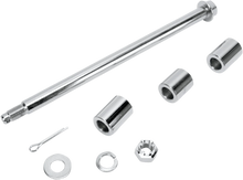 Load image into Gallery viewer, Axle Kit - Rear - Chrome - '86-'99 ST DragSpecialties 16-0302-BC520 - Side View