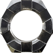 Load image into Gallery viewer, Axle Nut - Rear - Chrome DragSpecialties W16-0348-HWN - Side View