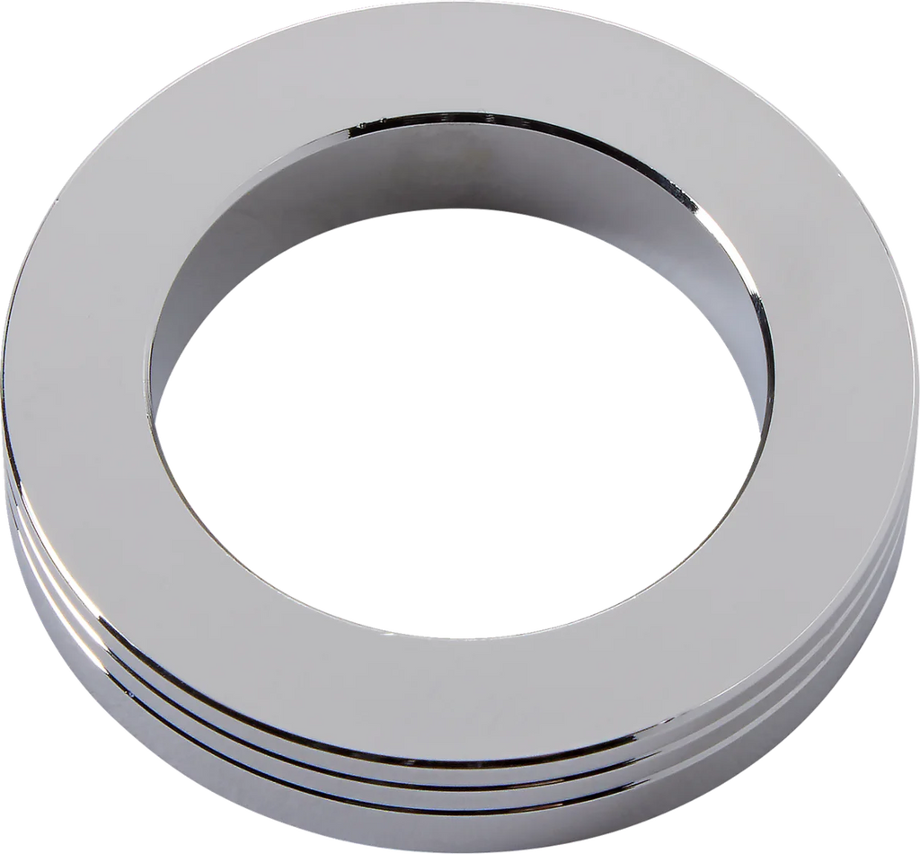 Axle Spacer - Front Right/Left - Chrome DragSpecialties W16-0361-HWS - Side View