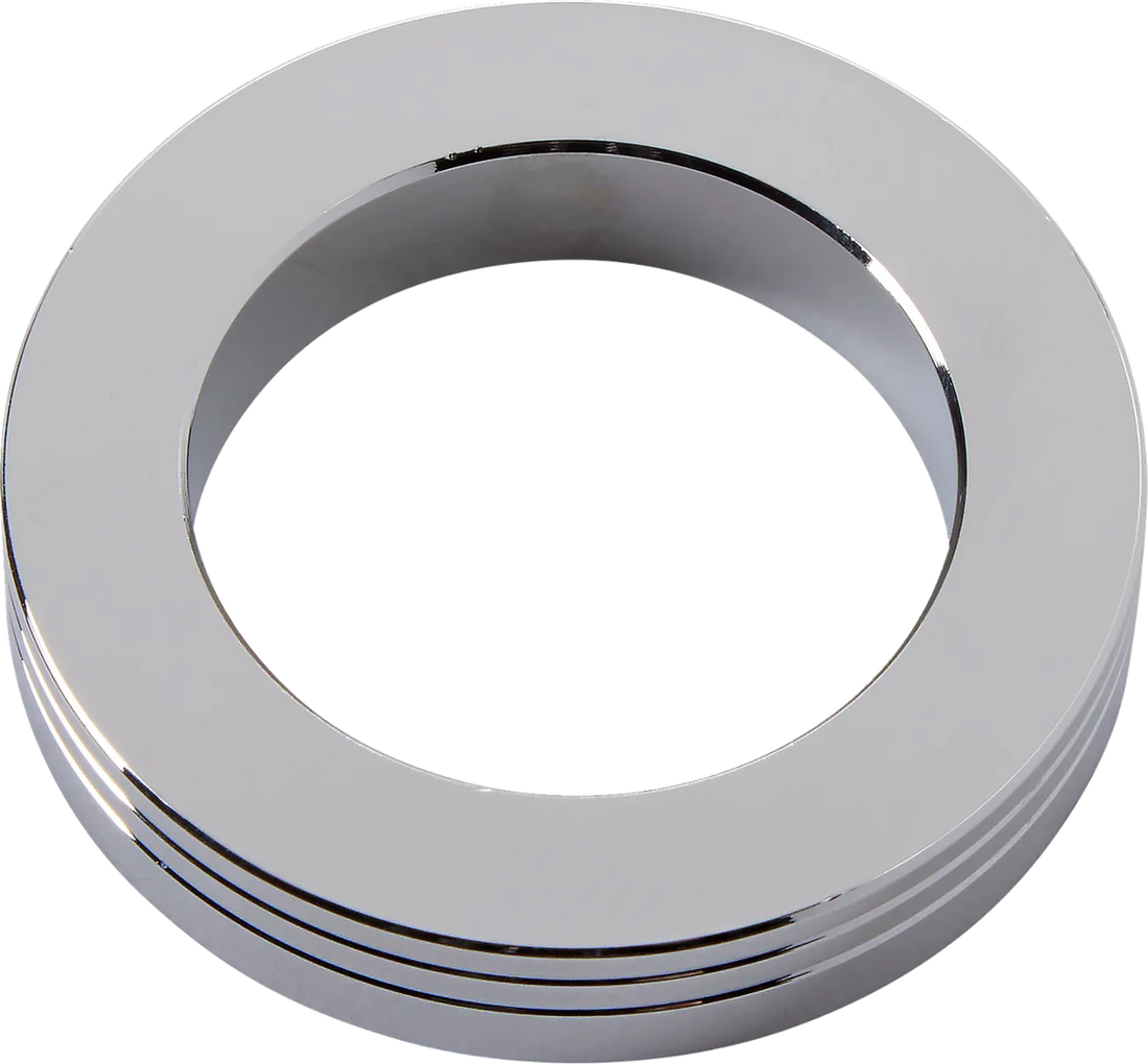 Axle Spacer - Left - Chrome DragSpecialties 16-0323 - Side View