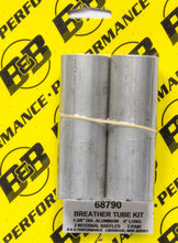 Load image into Gallery viewer, B &amp; B Performance Aluminum 4in V/C Breather Tube Kit (Pair) 68790