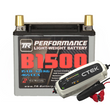 Load image into Gallery viewer, TR-B1500 15LBS AGM Lightweight Battery Street Use, Race Use, Track Use Universal Fit with Battery Tender (Optional)