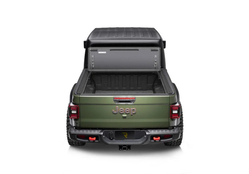 BAK 14-18 GMC Silverado/Sierra 1500 & 15-19 1500/2500/3500 5.9ft. Bed BAKFlip MX4 TS - Back View