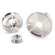 Load image into Gallery viewer, BBK 02-04 Mustang 4.6 GT Underdrive Pulley Kit - Lightweight CNC Billet Aluminum (3pc) - Side View