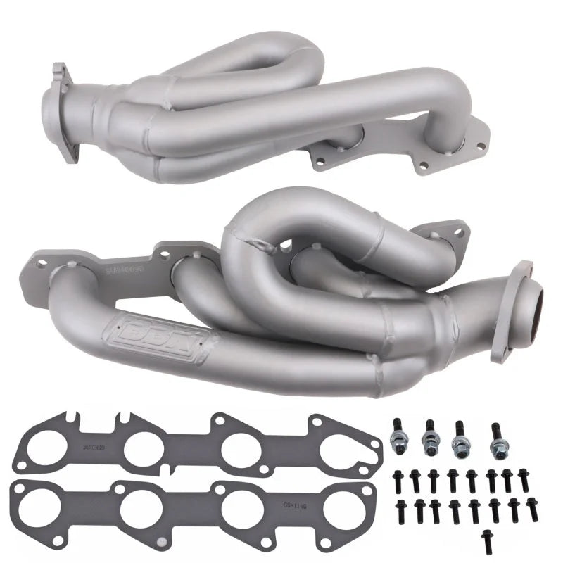 BBK 03-08 Dodge Ram 1500 5.7L Hemi Shorty Tuned Length Exhaust Headers - 1-3/4 Titanium Ceramic - Main Product View