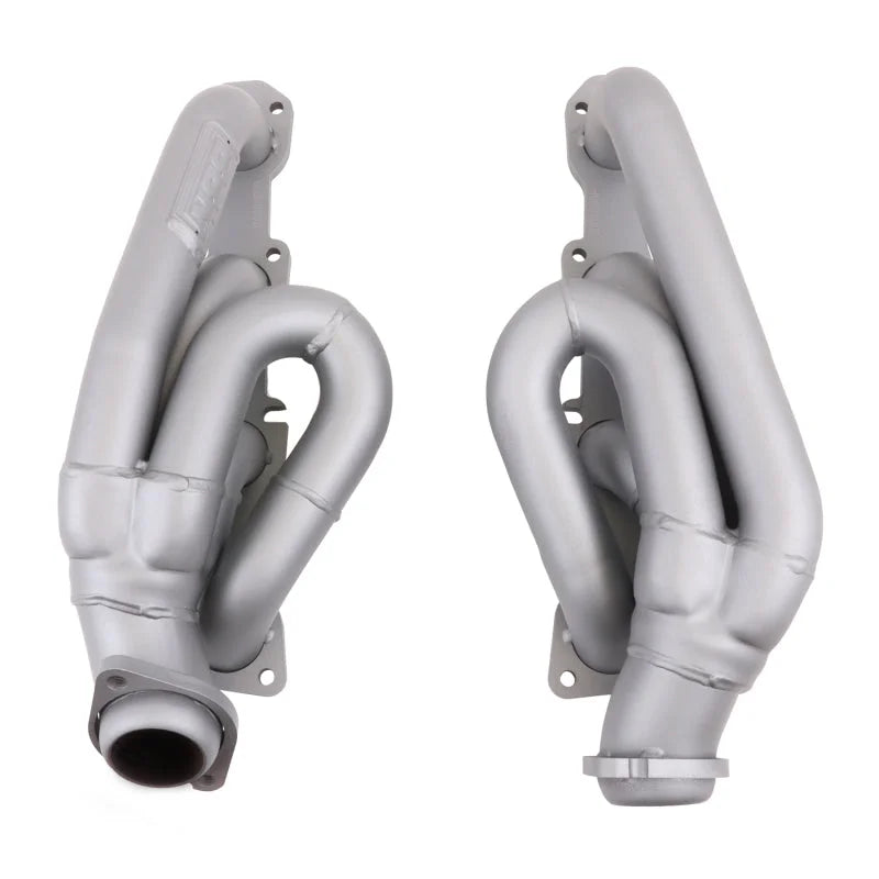BBK 03-08 Dodge Ram 1500 5.7L Hemi Shorty Tuned Length Exhaust Headers - 1-3/4 Titanium Ceramic - Installation View