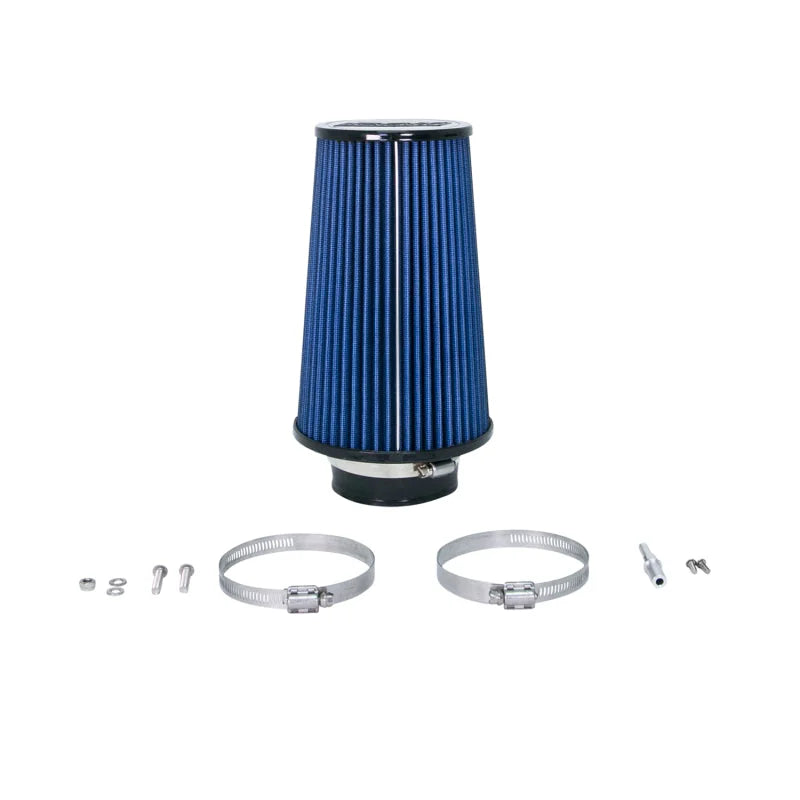 BBK 04-08 Ford F150 5.4 Truck 04-05 Expedition 5.4 Cold Air Intake Kit - Chrome Finish - Side View
