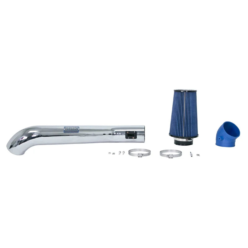BBK 04-08 Ford F150 5.4 Truck 04-05 Expedition 5.4 Cold Air Intake Kit - Chrome Finish - Installation View