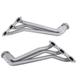 Load image into Gallery viewer, BBK 05-10 Dodge Challenger V6 Long Tube Exhaust Headers And Y Pipe And Converters - 1-5/8 Chrome - Additional View 6