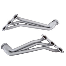 Load image into Gallery viewer, BBK 05-10 Dodge Challenger V6 Long Tube Exhaust Headers And Y Pipe And Converters - 1-5/8 Chrome - Additional View 6