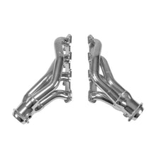 Load image into Gallery viewer, BBK 05-10 Dodge Hemi 6.1L Shorty Tuned Length Exhaust Headers - 1-7/8in Silver Ceramic - Back View