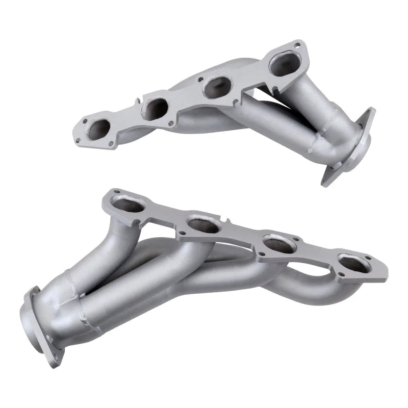 BBK 05-10 Dodge Hemi 6.1L Shorty Tuned Length Exhaust Headers - 1-7/8in Titanium Ceramic - Back View