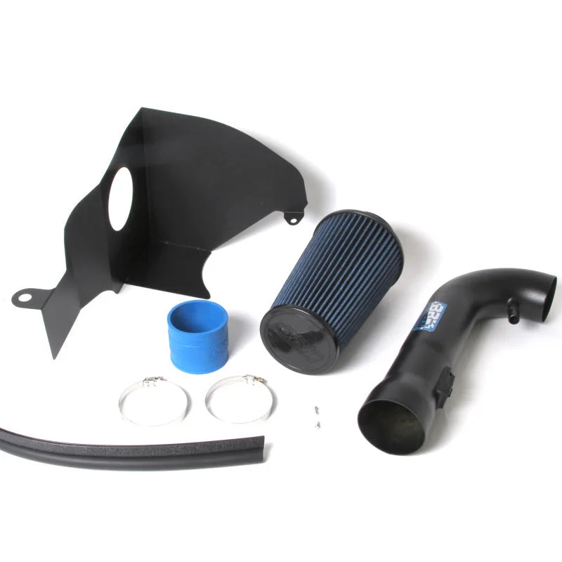 BBK 05-10 Mustang 4.0 V6 Cold Air Intake Kit - Blackout Finish - Side View
