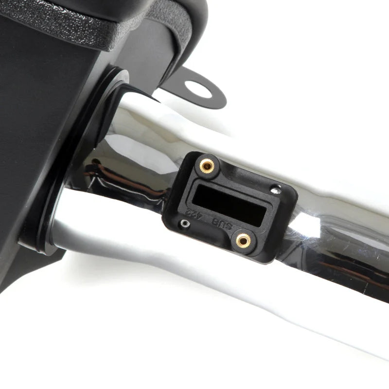 BBK 05-10 Mustang 4.0 V6 Cold Air Intake Kit - Chrome Finish - Back View