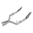 Load image into Gallery viewer, BBK 05-10 Mustang 4.6 GT High Flow X Pipe With Catalytic Converters - 2-3/4 - Main Product View