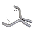 Load image into Gallery viewer, BBK 05-10 Mustang 4.6 GT High Flow X Pipe With Catalytic Converters - 2-3/4 - Side View