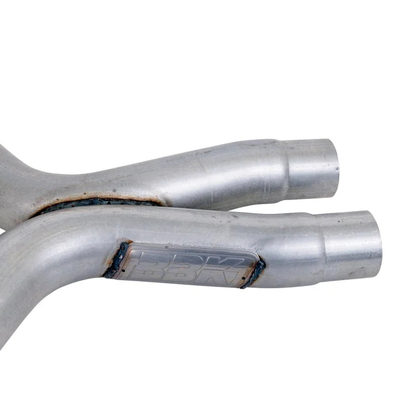 BBK 05-10 Mustang 4.6 GT High Flow X Pipe With Catalytic Converters - 2-3/4 - Installation View