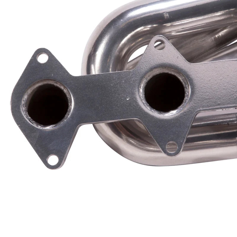BBK 05-10 Mustang 4.6 GT Shorty Tuned Length Exhaust Headers - 1-5/8 Silver Ceramic - Back View