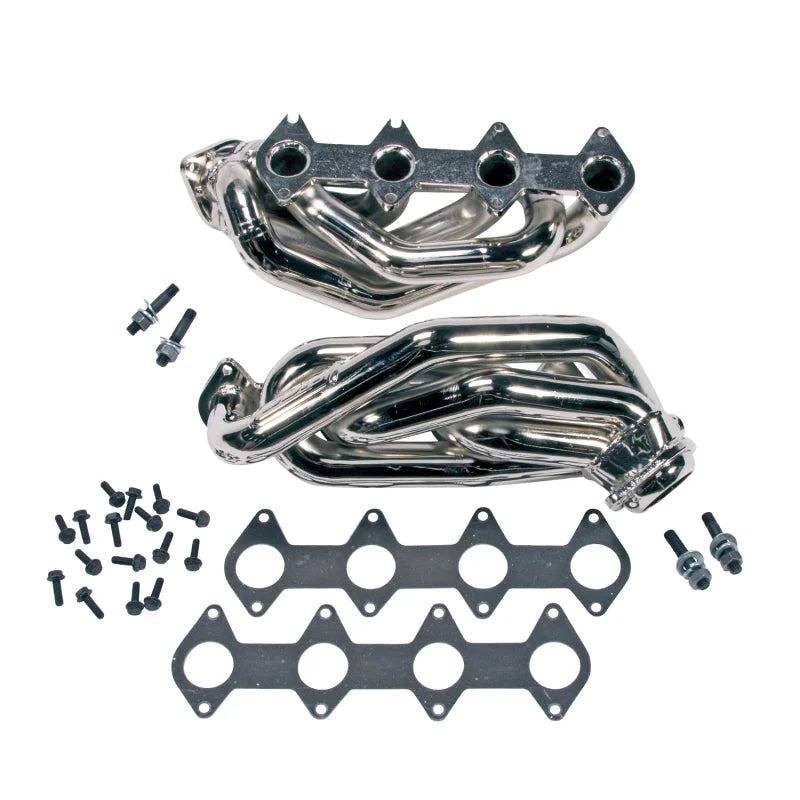 BBK 05-10 Mustang 4.6 GT Shorty Tuned Length Exhaust Headers - 1-5/8 Titanium Ceramic - Side View