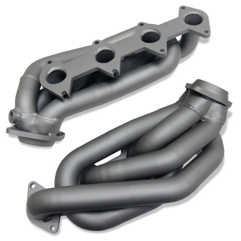BBK 05-10 Mustang 4.6 GT Shorty Tuned Length Exhaust Headers - 1-5/8 Titanium Ceramic - Installation View