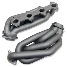 Load image into Gallery viewer, BBK 05-10 Mustang 4.6 GT Shorty Tuned Length Exhaust Headers - 1-5/8 Titanium Ceramic - Installation View