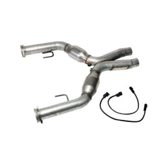 Load image into Gallery viewer, BBK 05-10 Mustang 4.6 Short Mid X Pipe With Catalytic Converters 2-3/4 For BBK Long Tube Headers - Main Product View