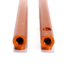 Load image into Gallery viewer, BBK 05-14 Dodge Hemi 5.7/6.1 High Flow Billet Aluminum Fuel Rail Kit (Non Trucks) - Back View