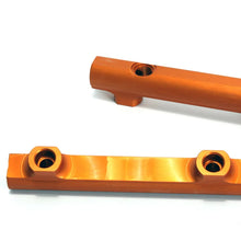 Load image into Gallery viewer, BBK 05-14 Dodge Hemi 5.7/6.1 High Flow Billet Aluminum Fuel Rail Kit (Non Trucks) - Installation View
