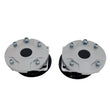 Load image into Gallery viewer, BBK 05-14 Mustang Caster Camber Plate Kit - Silver Anodized Finish - Main Product View