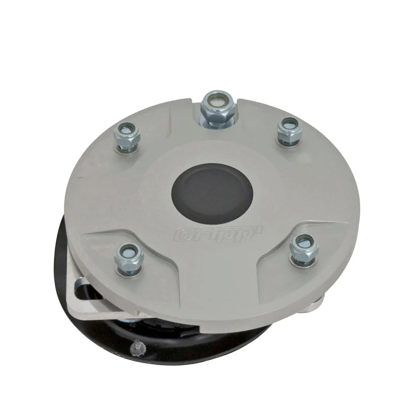 BBK 05-14 Mustang Caster Camber Plate Kit - Silver Anodized Finish - Back View