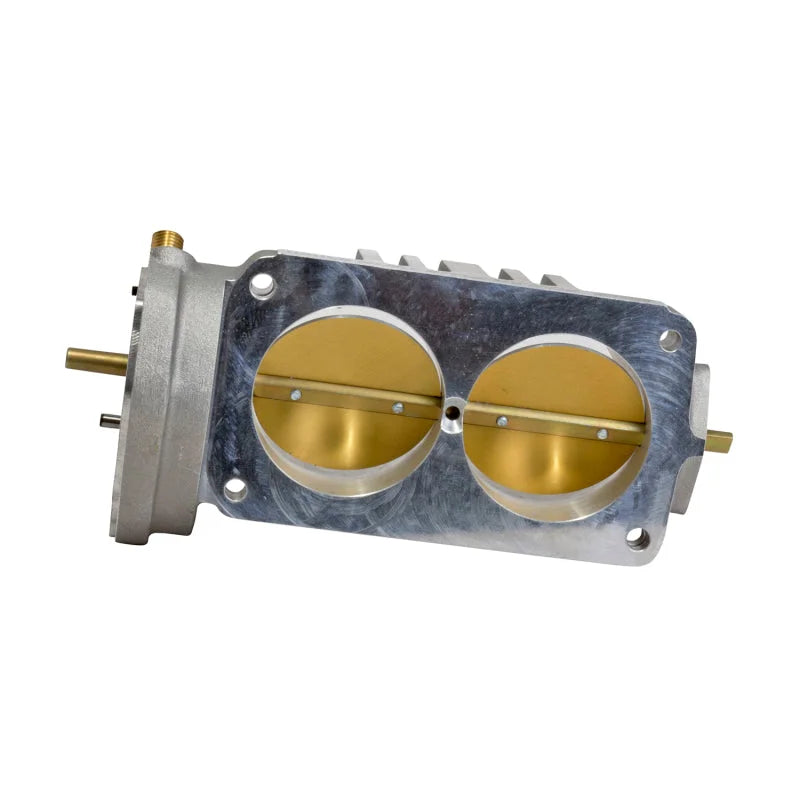 BBK 05-14 Mustang Shelby GT500 F Series Truck 6.8 V10 Twin 65mm Throttle Body BBK Power Plus Series - Side View