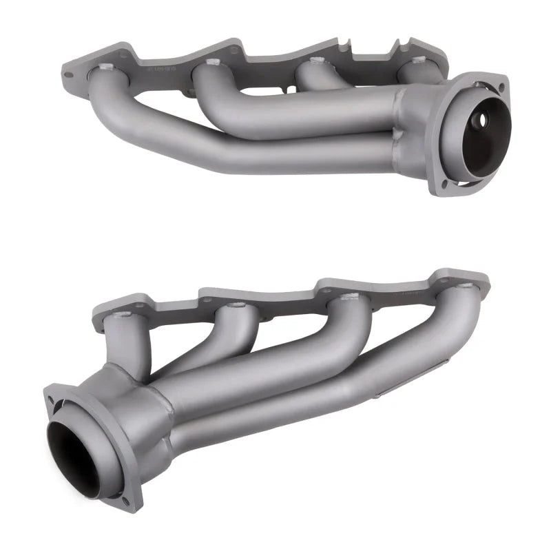 BBK 05-15 Dodge Challenger/Charger 5.7 Hemi Shorty Tuned Exhaust Headers - 1-3/4 Titanium Ceramic - Installation View