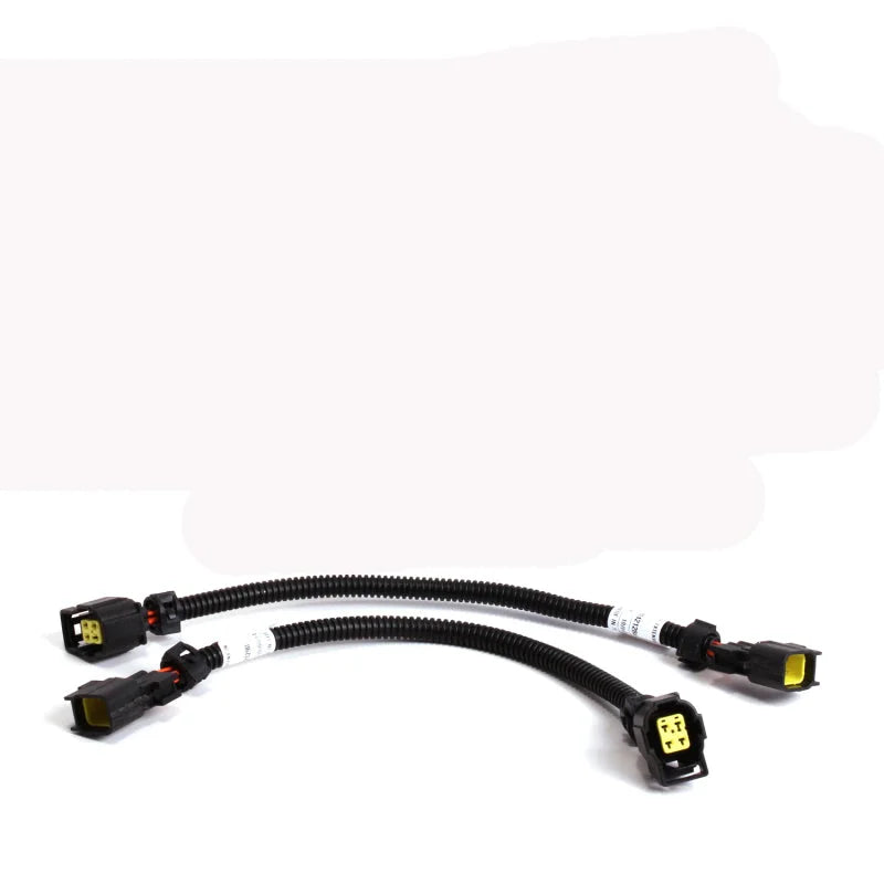 BBK 05-20 Dodge 4 Pin Square Style O2 Sensor Wire Harness Extensions 12 (pair) - Side View