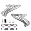 Load image into Gallery viewer, BBK 06-10 Dodge Charger / Chrysler 300 3.5L V6 1-5/8 Shorty Tuned Length Headers - Silver Ceramic - Main Product View