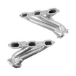 Load image into Gallery viewer, BBK 06-10 Dodge Charger / Chrysler 300 3.5L V6 1-5/8 Shorty Tuned Length Headers - Silver Ceramic - Side View