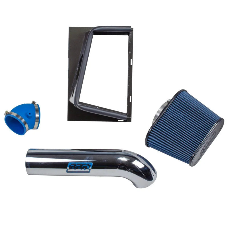 BBK 09-14 Dodge Ram 5.7L Cold Air Intake Kit - Chrome Finish - Side View