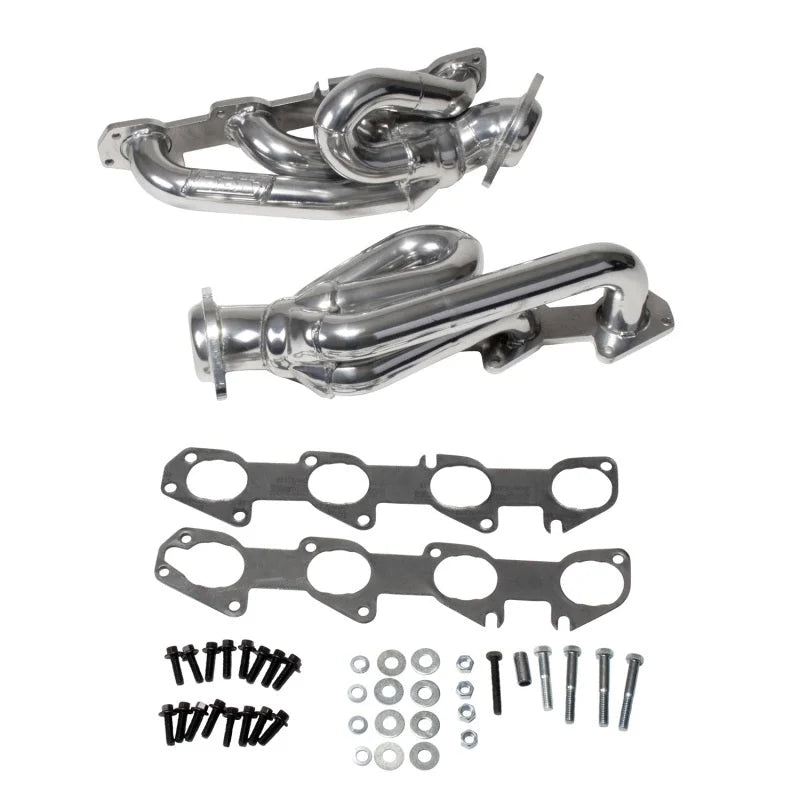 BBK 09-18 Dodge Ram 5.7L Hemi Shorty Tuned Length Exhaust Headers - 1-3/4 Silver Ceramic - Main Product View