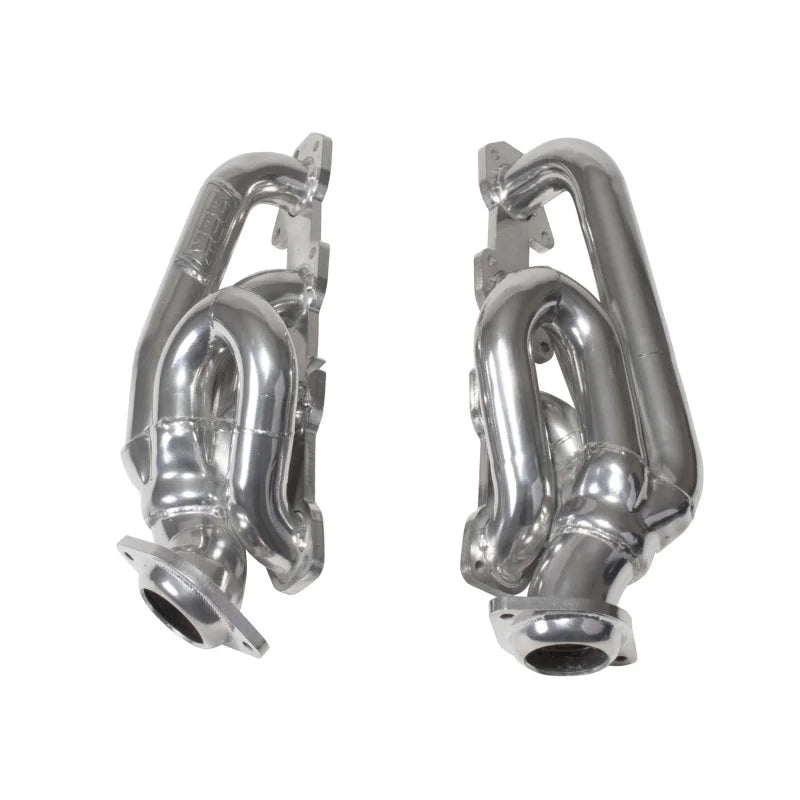 BBK 09-18 Dodge Ram 5.7L Hemi Shorty Tuned Length Exhaust Headers - 1-3/4 Silver Ceramic - Side View