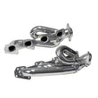 Load image into Gallery viewer, BBK 09-18 Dodge Ram 5.7L Hemi Shorty Tuned Length Exhaust Headers - 1-3/4 Silver Ceramic - Back View