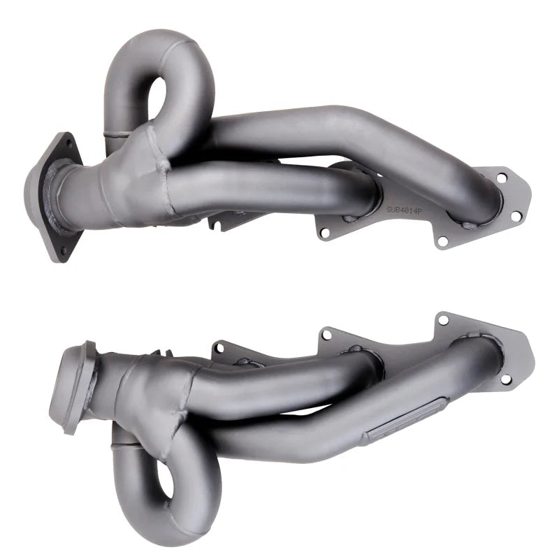 BBK 09-18 Dodge Ram 5.7L Hemi Shorty Tuned Length Exhaust Headers - 1-3/4 Titanium Ceramic - Side View