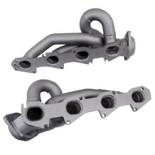 Load image into Gallery viewer, BBK 09-18 Dodge Ram 5.7L Hemi Shorty Tuned Length Exhaust Headers - 1-3/4 Titanium Ceramic - Back View
