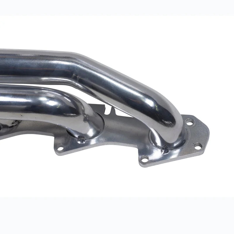 BBK 09-20 Dodge Challenger Hemi 5.7L Shorty Tuned Length Exhaust Headers - 1-3/4in Silver Ceramic - Installation View